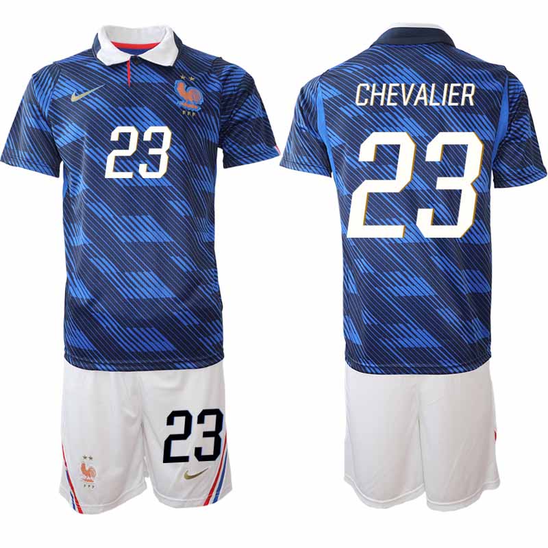 Frankrike Hemmaställ VM 2026 Herr Lucas Chevalier 23 Tröja och Shorts 1 Frankrike Hemmaställ VM 2026 Herr Lucas Chevalier 23 Tröja och Shorts