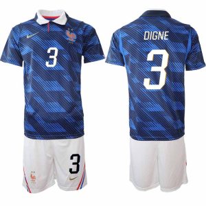 Frankrike Hemmaställ VM 2026 Herr Lucas Digne 3 Tröja och Shorts