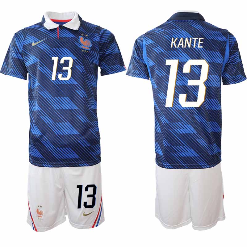 Frankrike Hemmaställ VM 2026 Herr N'Golo Kanté 13 Tröja och Shorts