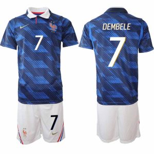 Frankrike Hemmaställ VM 2026 Herr Ousmane Dembélé 7 Tröja och Shorts