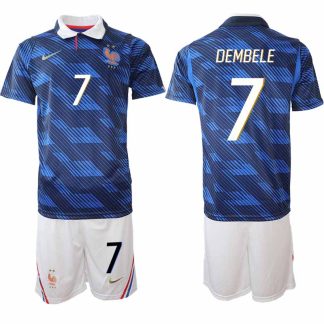Frankrike Hemmaställ VM 2026 Herr Ousmane Dembélé 7 Tröja och Shorts