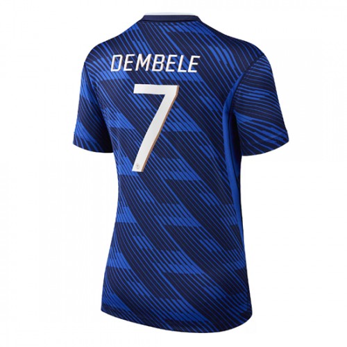 Frankrike Hemmatröja VM 2026 Ousmane Dembélé 7 Dam Fotbollströja 1 Frankrike Hemmatröja VM 2026 Ousmane Dembélé 7 Dam Fotbollströja
