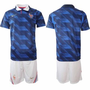 Frankrike VM 2026 Hemmatröja Herr – Fotbollströja och Shorts Set