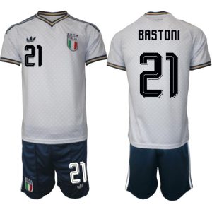 Italien Bortaställ VM 2026 Herr Alessandro Bastoni 21 Tröja och Shorts