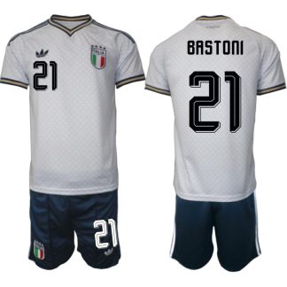 Italien Bortaställ VM 2026 Herr Alessandro Bastoni 21 Tröja och Shorts
