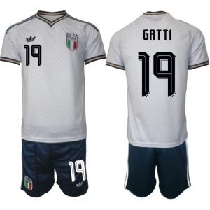 Italien Bortaställ VM 2026 Herr Federico Gatti 19 Tröja och Shorts