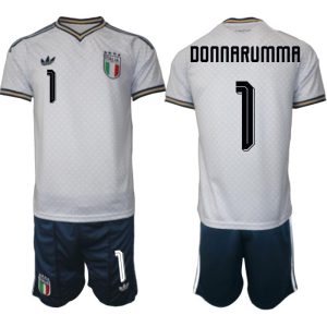 Italien Bortaställ VM 2026 Herr Gianluigi Donnarumma 1 Tröja och Shorts