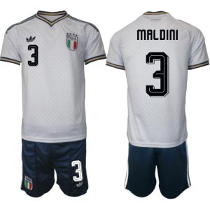 Italien Bortaställ VM 2026 Herr Paolo Maldini 3 Tröja och Shorts