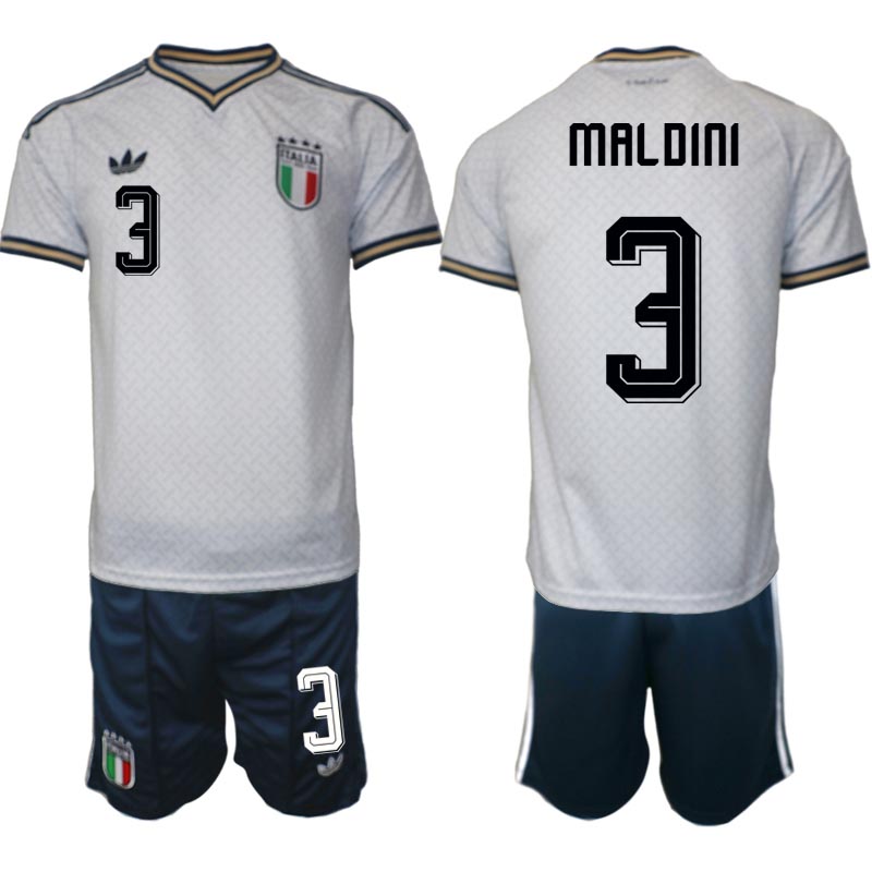Italien Bortaställ VM 2026 Herr Paolo Maldini 3 Tröja och Shorts 1 Italien Bortaställ VM 2026 Herr Paolo Maldini 3 Tröja och Shorts