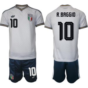 Italien Bortaställ VM 2026 Herr Roberto Baggio 10 Tröja och Shorts