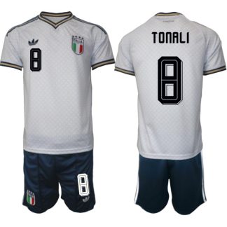 Italien Bortaställ VM 2026 Herr Sandro Tonali 8 Tröja och Shorts