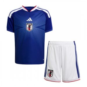 Japan VM 2026 Hemmaställ Barn Fotbollskit (Tröja + Shorts)