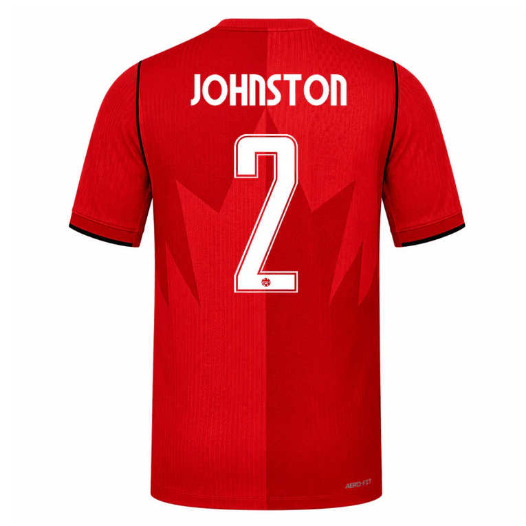 Kanada Hemmatröja VM 2026 Alistair Johnston 2 Herr Fotbollströja