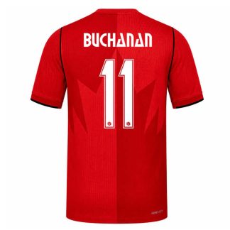 Kanada Hemmatröja VM 2026 Tajon Buchanan 11 Herr Fotbollströja
