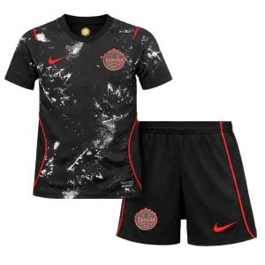 Kanada VM 2026 Bortaställ Barn Fotbollskit (Tröja + Shorts)