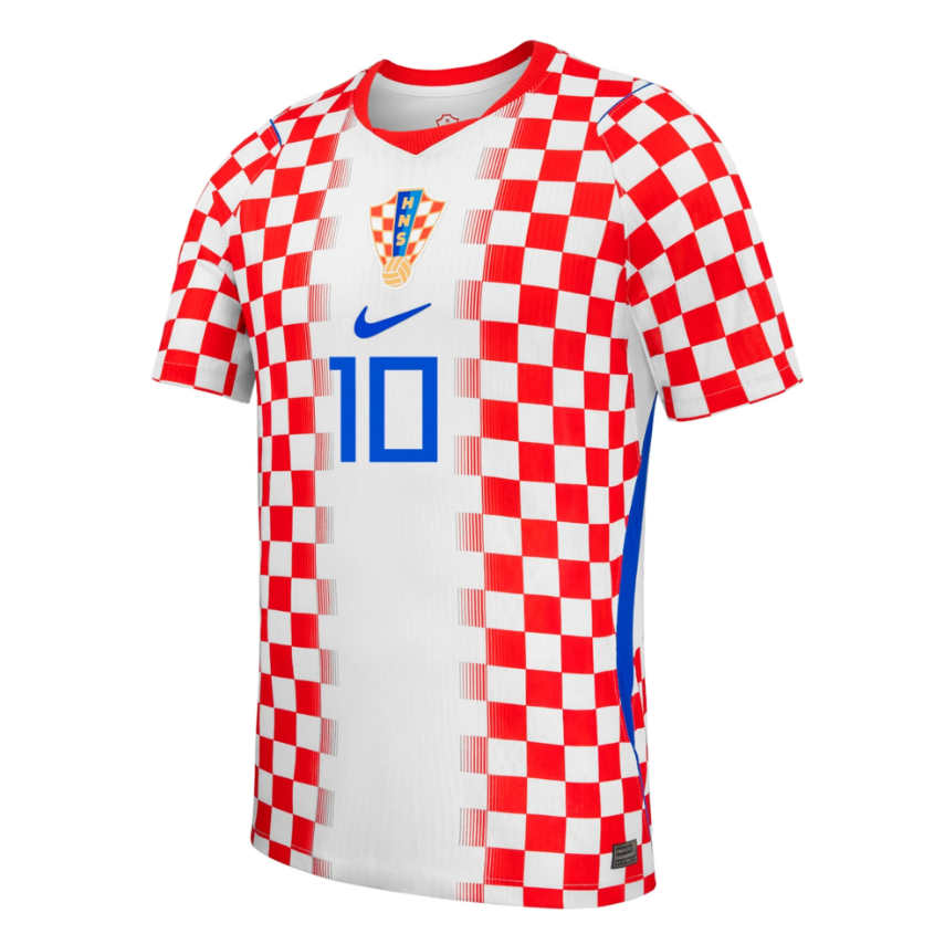 Kroatien Hemmatröja VM 2026 Luka Modrić 10 Herr Fotbollströja