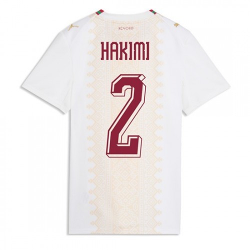 Marocko VM 2026 Achraf Hakimi #2 Bortatröja Dam Kortärmad Fotbollströja
