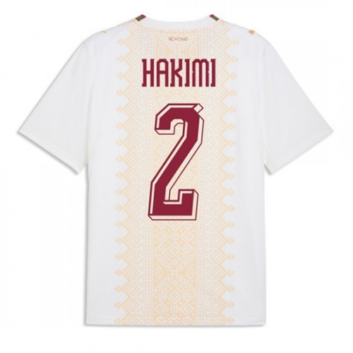 Marocko VM 2026 Achraf Hakimi #2 Bortatröja Herr Kortärmad Fotbollströja