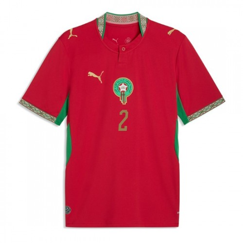 Marocko VM 2026 Achraf Hakimi #2 Hemmatröja Herr Kortärmad Fotbollströja