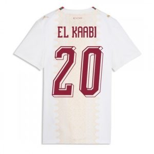 Marocko VM 2026 Ayoub El Kaabi #20 Bortatröja Dam Kortärmad Fotbollströja