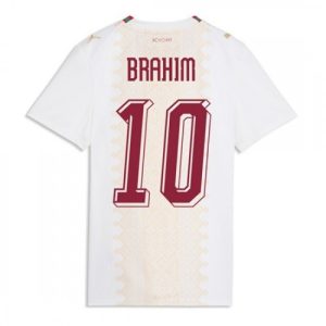 Marocko VM 2026 Brahim Díaz #10 Bortatröja Dam Kortärmad Fotbollströja