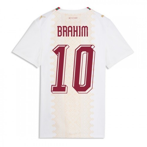 Marocko VM 2026 Brahim Díaz #10 Bortatröja Dam Kortärmad Fotbollströja