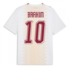 Marocko VM 2026 Brahim Díaz #10 Bortatröja Herr Kortärmad Fotbollströja