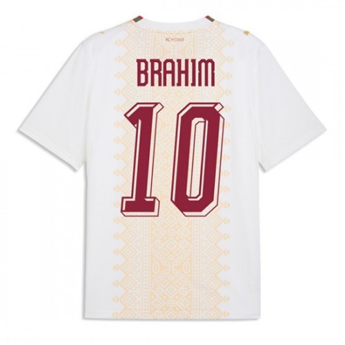 Marocko VM 2026 Brahim Díaz #10 Bortatröja Herr Kortärmad Fotbollströja