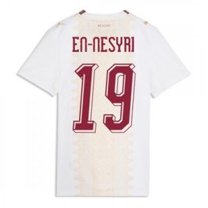Marocko VM 2026 Youssef En-Nesyri #19 Bortatröja Dam Kortärmad Fotbollströja