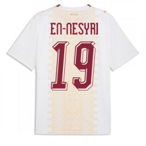 Marocko VM 2026 Youssef En-Nesyri #19 Bortatröja Herr Kortärmad Fotbollströja