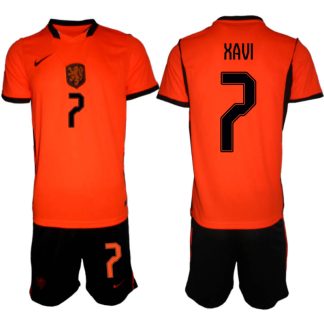 Nederländerna Hemmaställ VM 2026 Herr Xavi Simons 7 Tröja och Shorts