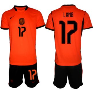 Nederländerna Hemmaställ VM 2026 Herr Noa Lang 17 Tröja och Shorts