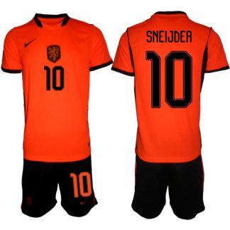 Nederländerna Hemmaställ VM 2026 Herr Wesley Sneijder 10 Tröja och Shorts