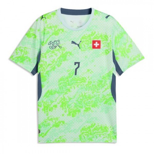 Schweiz VM 2026 Bortatröja Breel Embolo 7 Herr Fotbollströja 2 Schweiz VM 2026 Bortatröja Breel Embolo 7 Herr Fotbollströja
