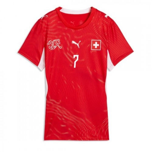 Schweiz VM 2026 Hemmatröja Breel Embolo 7 Dam Fotbollströja