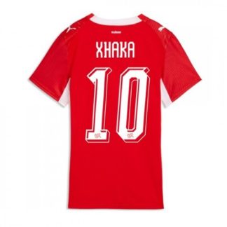 Schweiz VM 2026 Hemmatröja Granit Xhaka 10 Dam Fotbollströja
