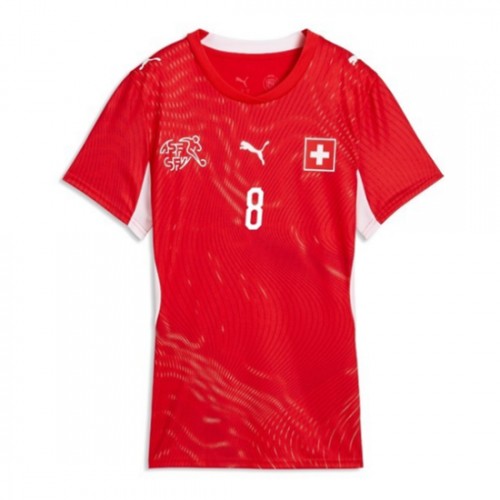 Schweiz VM 2026 Hemmatröja Remo Freuler 8 Dam Fotbollströja