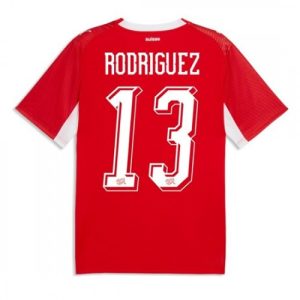 Schweiz VM 2026 Hemmatröja Ricardo Rodriguez 13 Herr Fotbollströja