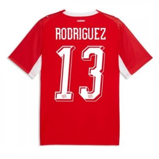 Schweiz VM 2026 Hemmatröja Ricardo Rodriguez 13 Herr Fotbollströja