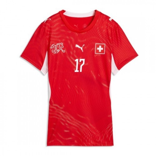 Schweiz VM 2026 Hemmatröja Ruben Vargas 17 Dam Fotbollströja