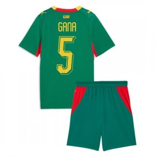 Senegal VM 2026 Bortaställ Barn Idrissa Gueye 5 Fotbollskit