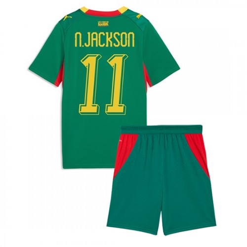 Senegal VM 2026 Bortaställ Barn Nicolas Jackson 11 Fotbollskit 1 Senegal VM 2026 Bortaställ Barn Nicolas Jackson 11 Fotbollskit