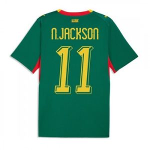 Senegal VM 2026 Bortatröja Nicolas Jackson 11 Herr Fotbollströja