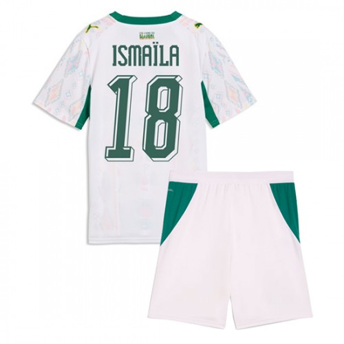 Senegal VM 2026 Hemmaställ Barn Ismaïla Sarr 18 Fotbollskit