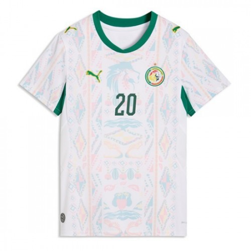 Senegal VM 2026 Hemmatröja Habib Diallo 20 Dam Fotbollströja Senegal VM 2026 Hemmatröja Habib Diallo 20 Dam Fotbollströja