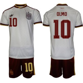 Spanien Bortaställ VM 2026 Herr Dani Olmo 10 Tröja och Shorts