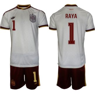 Spanien Bortaställ VM 2026 Herr David Raya 1 Tröja och Shorts