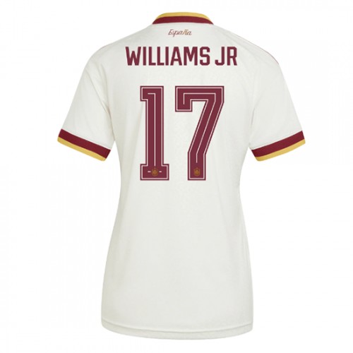 Spanien Bortatröja VM 2026 Nico Williams 17 Dam Fotbollströja 1 Spanien Bortatröja VM 2026 Nico Williams 17 Dam Fotbollströja