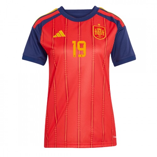 Spanien Hemmatröja VM 2026 Lamine Yamal 19 Dam Fotbollströja 2 Spanien Hemmatröja VM 2026 Lamine Yamal 19 Dam Fotbollströja