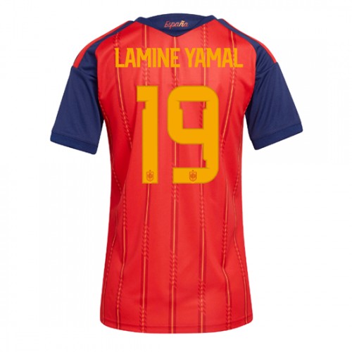 Spanien Hemmatröja VM 2026 Lamine Yamal 19 Dam Fotbollströja 1 Spanien Hemmatröja VM 2026 Lamine Yamal 19 Dam Fotbollströja